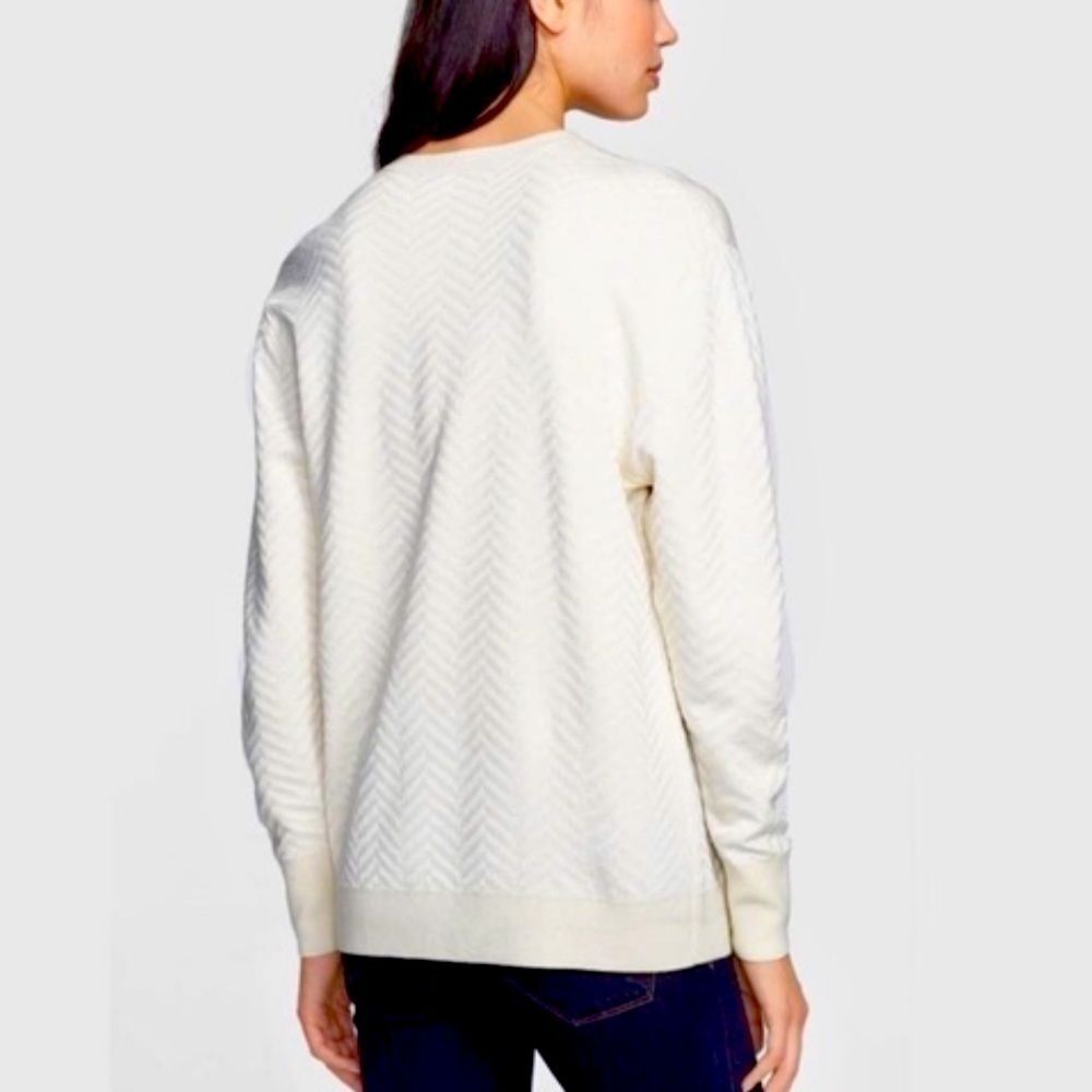 THEORY hannalor Evian wool blend jacquard sweater - Picture 3 of 9